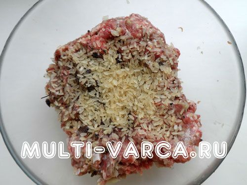 Приготуємо фарш для голубців