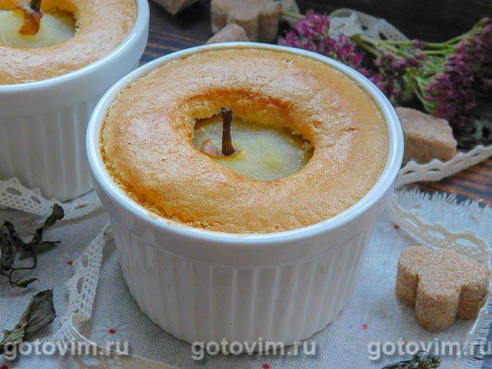 Груша в тісті. Фотографія рецепта