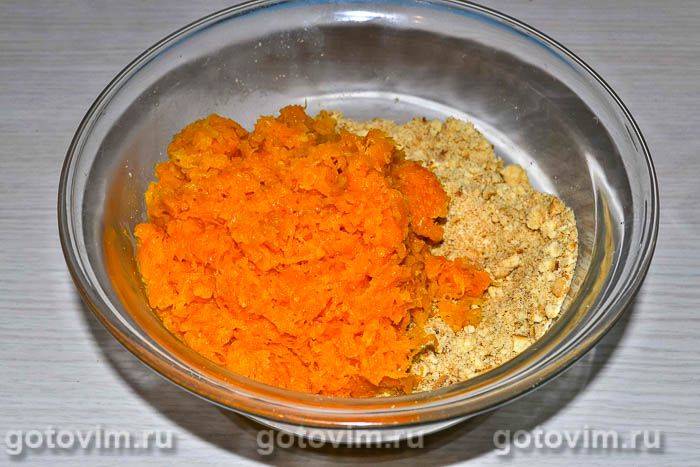 Солодка ковбаска з печива, моркви та гарбуза